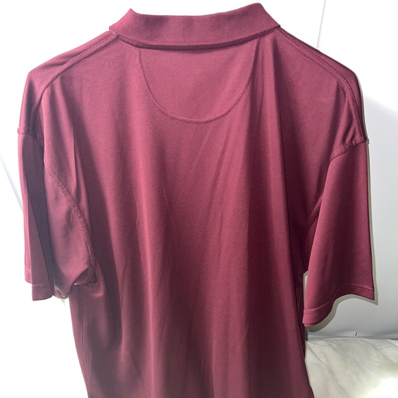 VIRGINIA TECH HOKIE J. AMERICA ATHLETIC MEN’S GOLF POLO SHIRT SIZE XL MAROON - Picture 4 of 4